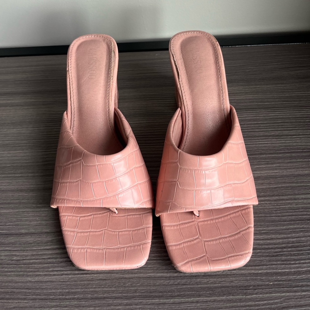 Camssoo pink heels